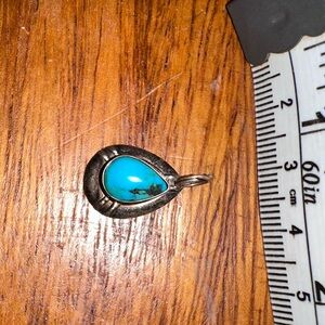Sterling silver & turquoise pendant